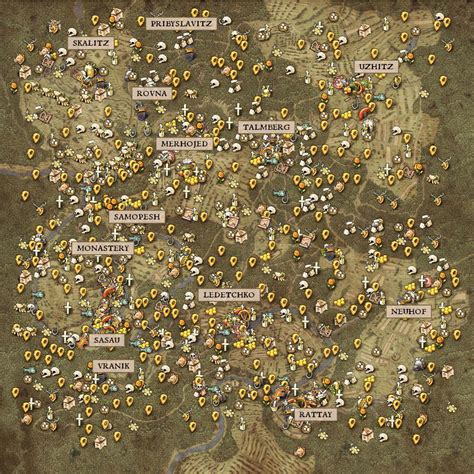 kingdom come deliverance map locations
